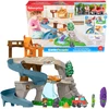 Fisher-Price Little People Wielka górska przygoda Tor Čiuožykla Rinkinys su figurkami i pojazdem