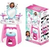 Smoby „Gabi Cat House“ didelis tualetinis staliukas su veidrodžiu ir taburete + 10 aksesuarų grožio salonas