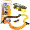 Hexbots Hexbug Nano Flash tarakonų robotas, geltonas vabzdžių ir takelių rinkinys pradedantiesiems