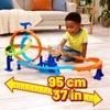 Mattel HOT WHEELS STUNT TRACKS rinkinys – Dvigubos kilpos iššūkis (JHK73)
