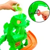 Mattel HOT WHEELS MONSTER TRUCKS MUTANT CHAOS trasa su slaimu – Monstro sunaikinimas (JMK90)