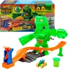 Mattel HOT WHEELS MONSTER TRUCKS MUTANT CHAOS trasa su slaimu – Monstro sunaikinimas (JMK90)