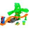 Mattel HOT WHEELS MONSTER TRUCKS MUTANT CHAOS trasa su slaimu – Monstro sunaikinimas (JMK90)