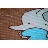 Humbi dėlionės kilimėlis storas 1,5 cm XXL gyvūnų raidės 6 elementai 165 x 112 cm