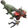 Mattel Jurassic World Dinozaur i Važiuoklė Terenowy su Chwytakiem Rinkinys su Figurkami