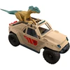 Jurassic World rinkinys su dinozauro velociraptoro figūrėle ir transporto priemone