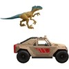 Jurassic World rinkinys su dinozauro velociraptoro figūrėle ir transporto priemone