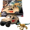 Jurassic World rinkinys su dinozauro velociraptoro figūrėle ir transporto priemone