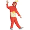 Karnavalinis kostiumas Pokemon Fuecoco kostiumas oranžinis maskuoklis 127-136 cm (7-8 metai) Kigurumi
