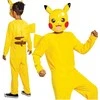 Disguise Karnavalinis kostiumas Pokemon Pikachu kostiumas geltonas persirengimas Kigurumi 150-163 cm (14-16 metų)