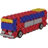 TREFL 61973 Klocki Connect 2in1 - Autobusas / Automobilis su puspriekabe
