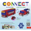 TREFL 61973 Klocki Connect 2in1 - Autobusas / Automobilis su puspriekabe