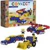 TREFL 61979 Connect 2in1 Bricks - Statybinės transporto priemonės / visureigis su priekaba