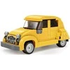 Klocki Konstrukcyjne CaDA Auto miejskie Važiuoklė Geltona Autko Citroen 2CV 298 dalys