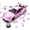 CaDA Statybiniai blokai Sportinis automobilis Rožinė Lenktyninis automobilis Legand Sports Cars RS Race car 280 dalys RC Dual Mode