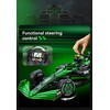 CaDA statybinės plytos F1 Kick Sauber sportinis lenktyninis automobilis 2553 vienetai C64010W
