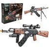 CaDA statybinių blokų ginklas AK-47 Kalašnikovo šautuvas realistiškas automatinis šautuvas 738 dienos 8+