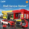 Konstruktoriaus kaladėlės CaDA Shell pastatas serviso stotis 1697 elementai C66025W