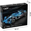 CaDA statybiniai blokai Didelis lenktyninis automobilis 60 cm Sportinis automobilis Elektrinis Super Racing Car Žydra lenktyninis automobilis Važiuoklė 1667 dalys