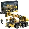 CADA statybiniai blokai Crane CRANE 658 el. DIDELIS statybinis automobilis 37 cm