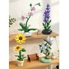 Klocki Konstrukcyjne CaDA komplektas Kwiaty Kamelia w doniczce 23 cm C59029W 301 dalys