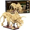 CaDA statybinių kaladėlių dinozaurų fosilijų dinozauro skeleto rinkinys: Triceratops 272 dalys