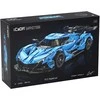 CaDA Master konstruktoriaus kaladėlės didelis mėlyna sportinis automobilis Lenktyninis automobilis Automobilis lenktynininkas 60 cm V12 Hypercar 3865 dienos