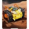 CaDA konstrukciniai blokeliai, modelis W.Bot nuotoliniu būdu valdomas robotas Code, RC robotas 3 viename, 455 elementai