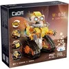 CaDA konstrukciniai blokeliai, modelis W.Bot nuotoliniu būdu valdomas robotas Code, RC robotas 3 viename, 455 elementai