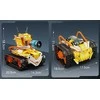 CaDA konstrukciniai blokeliai, modelis W.Bot nuotoliniu būdu valdomas robotas Code, RC robotas 3 viename, 455 elementai
