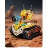 CaDA konstrukciniai blokeliai, modelis W.Bot nuotoliniu būdu valdomas robotas Code, RC robotas 3 viename, 455 elementai