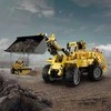 STATYBINĖS TRANSPORTO PRIEMONĖS CADA Kaladėlės 2IN1 KRAUTUMAS BULDOZERIS BULDOZERIS 693 EL.