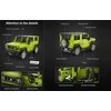 CaDA Statybiniai blokai Automobilis 32 cm Suzuki Jimny visureigis nuotoliniu valdymu RC 579 dalys
