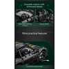 CaDA statybiniai blokeliai Automobilis 35 cm miesto automobilis RUF GT juoda Važiuoklė 1655 dalys