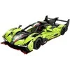 CaDA statybiniai blokeliai Automobilis 54 cm lenktyninis automobilis žalia lenktyninis automobilis Phantom Wing Auto Važiuoklė 1817 dalys 1:10