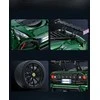 CaDA konstruktoriaus kaladėlės Automobilis 54 cm miesto automobilis Lotus Exige taurė 430 tamsiai žalia transporto priemonė 3730 detalių