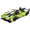 CaDA statybiniai blokeliai Automobilis 54 cm lenktyninis automobilis žalia lenktyninis automobilis Phantom Wing Auto Važiuoklė 1817 dalys 1:10
