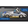 CaDA statybiniai blokeliai balta sportinis automobilis Mazda 787B 242 vnt