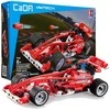 CaDA Statybiniai blokai Sportinis automobilis 23 cm Formula Racing Car 144 vnt
