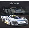 CaDA statybiniai blokeliai balta sportinis automobilis Mazda 787B 242 vnt