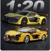 CaDA statybiniai blokai Nuotolinio valdymo automobilis Sportinis automobilis 21 cm 1:20 Renault Sport RS.01 294 detalės RC dvigubo režimo C51094W