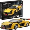 CaDA statybiniai blokai Nuotolinio valdymo automobilis Sportinis automobilis 21 cm 1:20 Renault Sport RS.01 294 detalės RC dvigubo režimo C51094W