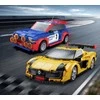 CaDA statybiniai blokai Nuotoliniu būdu valdomas automobilis Sportinis automobilis 18 cm 1:20 Renault5 Maxi Turbo 282 dalys RC Dvigubo režimo C51095W