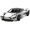 CaDA Building Blocks nuotoliniu būdu valdomas automobilis sportinis automobilis Raudona 30 cm Storming sportinis automobilis Važiuoklė 402 Elements RC Dual Mode