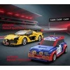 CaDA statybiniai blokai Nuotolinio valdymo automobilis Sportinis automobilis 21 cm 1:20 Renault Sport RS.01 294 detalės RC dvigubo režimo C51094W