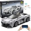 CaDA Building Blocks Remote Control Automobilis Patvarus Važiuoklė Automobilis 20 cm rutulinis Lotus Evija RC Dual Mode 308 dalys