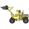 CaDA Technic Construction Bricks Loader 25 cm Didelis buldozeris Statybinė transporto priemonė su atgaline pavara