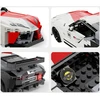 Klocki konstrukcyjne CaDA wyścigówka Samochód wyścigowy zdalnie sterowany Toyota GR Supra GT4 356 dalys RC