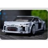 CaDA lenktyninis automobilis Audi R8 kupė sportinis automobilis 199 detalės