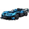 CaDA statybiniai blokai „Racer“ nuotoliniu būdu valdomas lenktyninis automobilis „Bluefire Spectre“ sportinis automobilis, 421 detalė, RC
